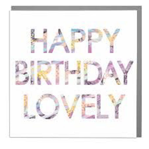 Picture of HAPPY BIRTHDAY LOVELY BLANK INSIDE CARD